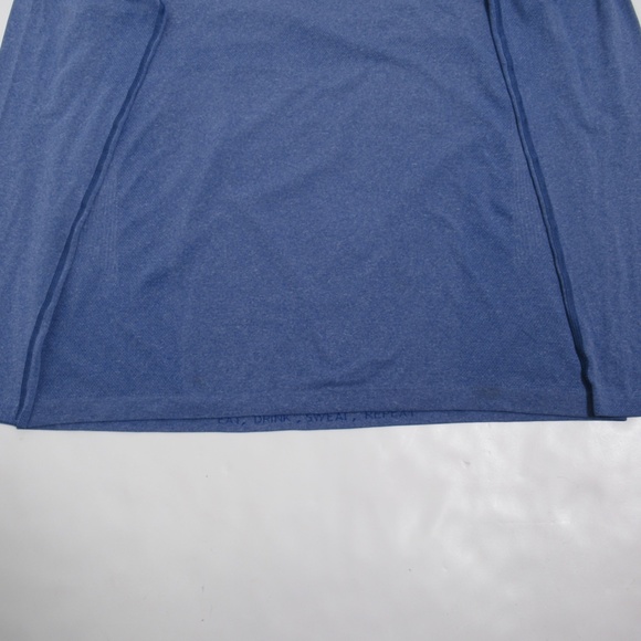 Lululemon Men's Metal Vent Tech Long Sleeve Heathered Harbor Blue Size XL - Picture 3 of 12